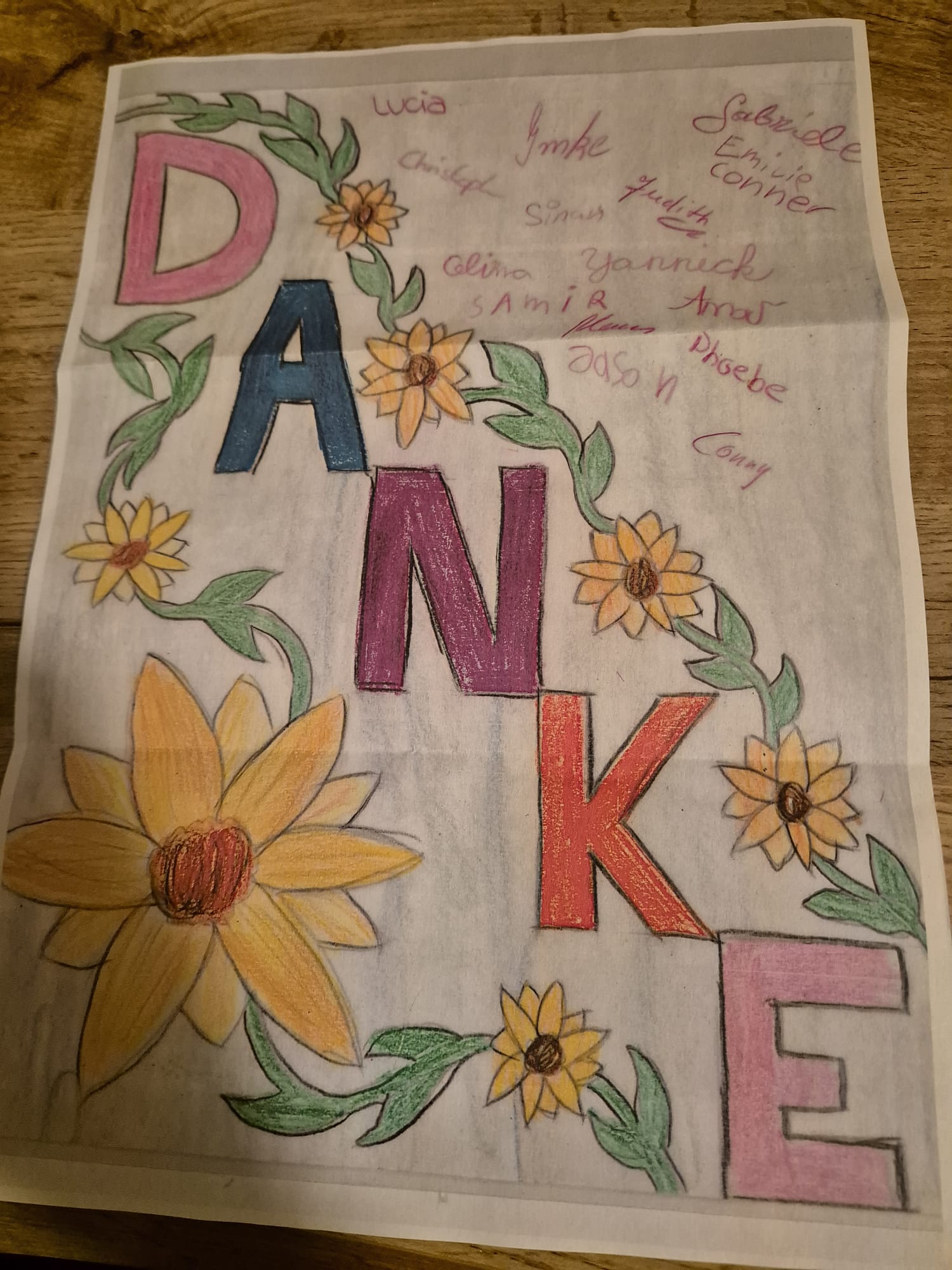 Ein herzliches Dankeschön an die Kinder der Sonnenblume e.V.! 🌞